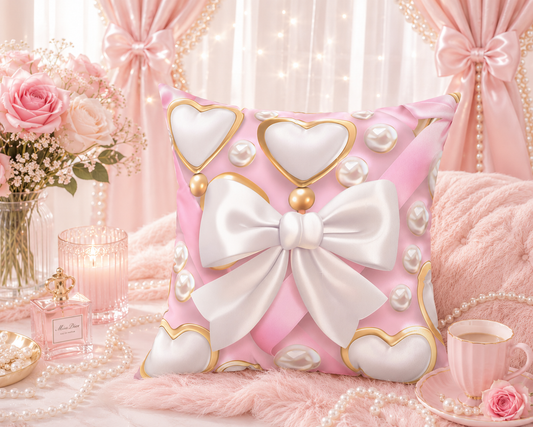 Swan Bow Pillow