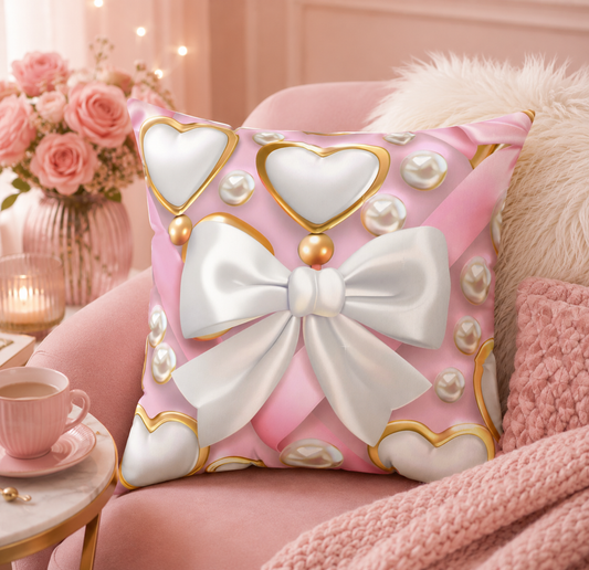 Swan Bow Pillow