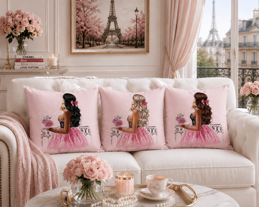 Paris Lady Pillow