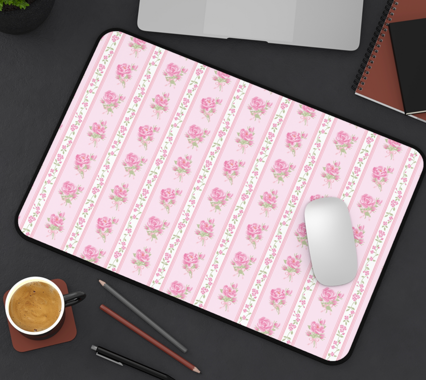 Rose Glam Desk Mat
