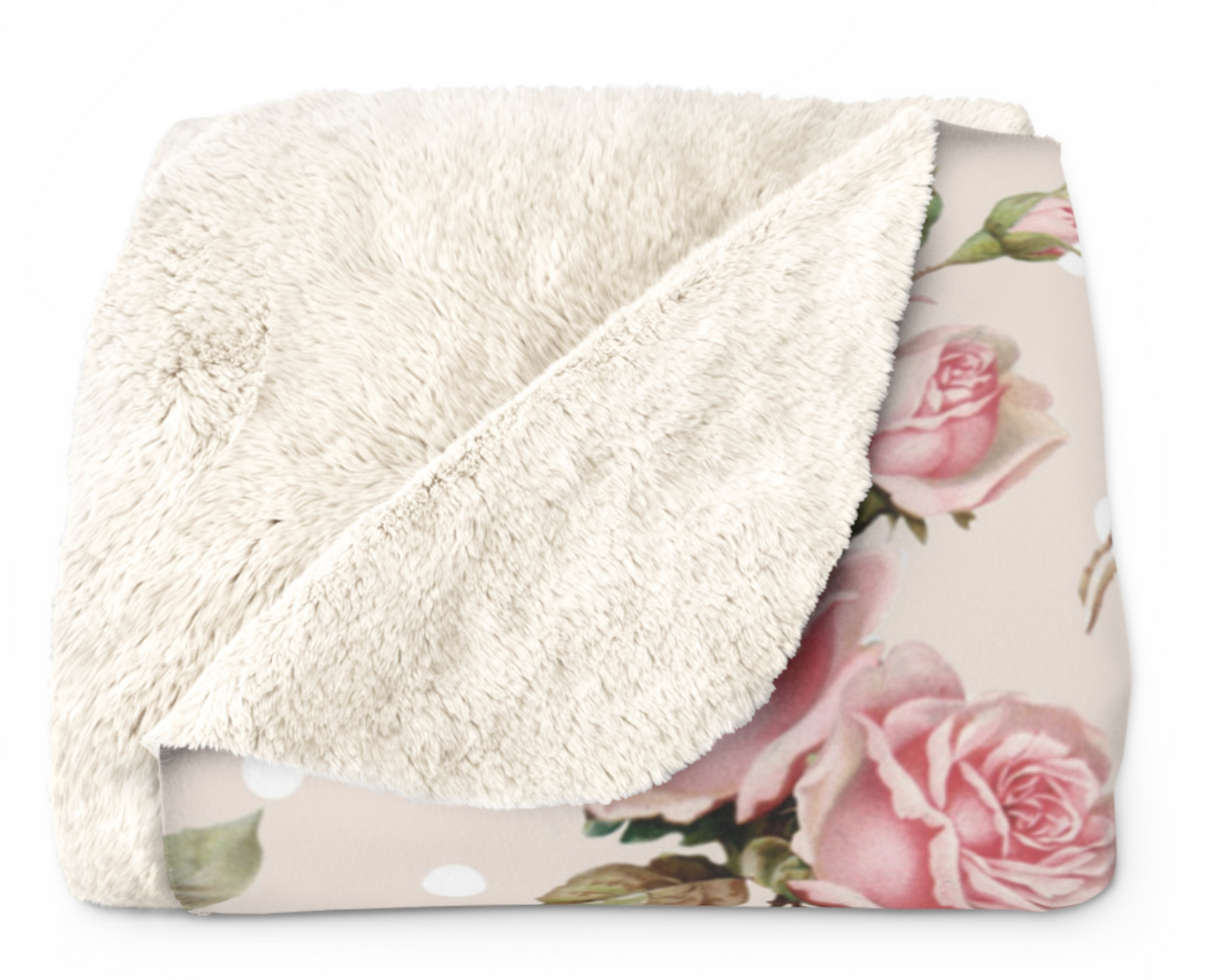 Flower Garden Sherpa Blanket